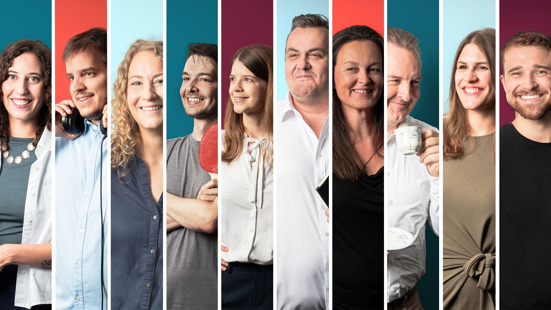 Teambild der Mitarbeiter von Adveritas